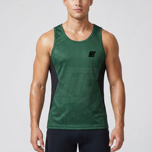 Débardeur de lutte personnalisé léger sans manches, t-shirt de performance anti-humidité pour l'entraînement de lutte - Product Image 3