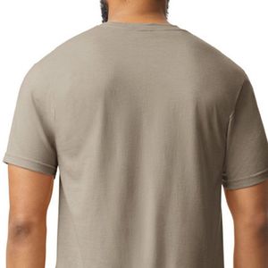 Camiseta de Algodón para Hombre, Cuello Redondo, Manga Corta, Lisa, Informal, Suave, Cómoda y Transpirable, para Moda Urbana - Product Image 5