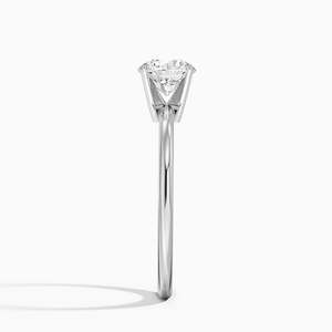 BOJ <b>Ring</b> 091 Round Cut 925 <b>Silver</b> Halo Stone Prong Setting <b>Solitaire</b> Diamond <b>Ring</b> 2ct D Color VVS1 Moissanite GRA Certified - Product Image 3