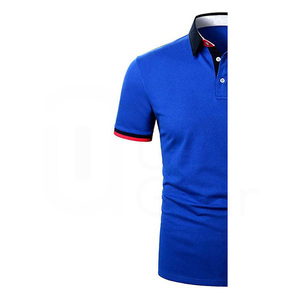 Camiseta de Golf UNI GEAR 2025-26 para Hombre, de Secado Rápido, Sólida, Transpirable, de Tela de Poliéster Tejida, Manga Corta, Personalizable, Informal - Product Image 4