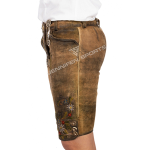 Pantalones cortos de cintura media para mujer, de piel de vaca auténtica, estilo Oktoberfest bávaro alemán, para fiesta de Halloween y festivales de cerveza - Product Image 5