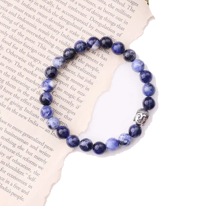 High Quality Sodalite Beads Buddha <b>Bracelet</b> Romantic Gift Fashion Charm Jewelry for Men Women Energy Meditation - Product Image 4