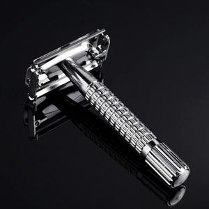 Maquinilla de Afeitar Clásica de Alta Calidad, de Acero Inoxidable, con Doble Hoja Ajustable, Reutilizable, para Hombres, Depilación Suave - Product Image 1