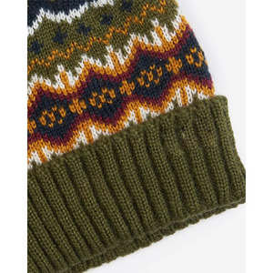 Unisex Jacquard Knit Beanie Hat Geometric Pattern Pom Pom <b>Winter</b> Warm <b>Cap</b> Casual Style for Adults - Product Image 6