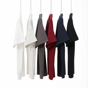 High Quality Wholesale 100% Cotton <b>Tshirts</b> for Men T Shirts <b>Plain</b> Custom Printing Oversized White Blank T-Shirt - Product Image 6