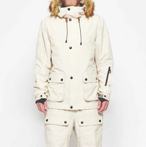 Combinaisons de ski imperméables de qualité supérieure pour hommes, pantalons de snowboard, combinaisons de neige, salopettes, combinaisons intégrales, grandes tailles - Product Image 2