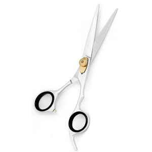 Ciseaux de coiffure professionnels en acier inoxydable, lame tranchante, pour droitiers, manche en plastique, ciseaux de coupe de cheveux, salon de coiffure - Product Image 6