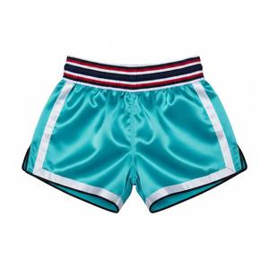 Pantalones Cortos Deportivos 2 en 1 para Hombre, para Entrenamiento de Gimnasio, Muay Thai, con Pantalones Cortos de Compresión, Logotipo Personalizado, Tela Satinada - Product Image 1