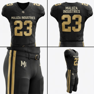 Uniforme de Fútbol Americano Serie Stealth 2026, Personalizado con Acabado Mate, Sublimado, Antideslizante y Duradero, Conjunto de Jersey para Equipo - Product Image 6