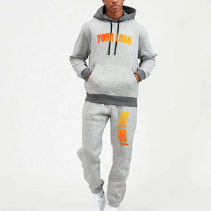 Custom Sweatsuits Men Loose Fit Two Pieces Fleece Tracksuit <b>Set</b> Customized Pullover Hoodies Flared Sweatpants and Hoodie <b>Set</b> Men - Product Image 6