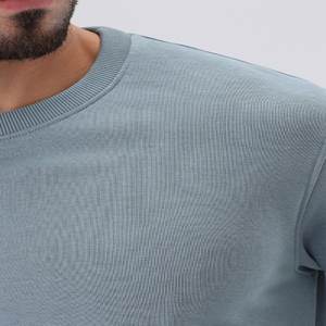 เสื้อยืดคอกลมโอเวอร์ไซส์ผ้าคอตตอนหนา 100% สำหรับผู้ชาย คอหนา  โลโก้ด้านหน้า  ผ้าคอร์ดูรอย  เป็นมิตรกับสิ่งแวดล้อม สไตล์ลำลอง - Product Image 3