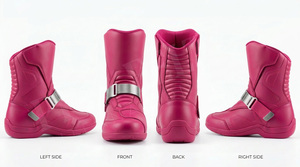 Bottes de moto confortables et personnalisées, protectrices, antidérapantes, imperméables, durables, pour la course, équipement de sécurité pour moto, chaussures pour hommes - Product Image 5