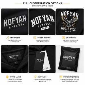 ผู้ผลิตเสื้อฮู้ดดี้ขนาดใหญ่พิเศษตามสั่ง |   เสื้อฮู้ดสตรีทแวร์แบบหนา |   OEM ODM แบรนด์ส่วนตัว - Product Image 3