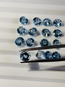 Prix de gros forme aigue-marine taille brillant à facettes pierres précieuses en vrac qualité naturelle cabochon poli pour la fabrication de bijoux - Product Image 2