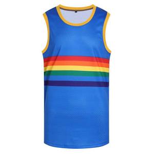 Maillots de basket-ball unisexes légers, imprimés, respirants, 100% polyester, tendance, prix de gros - Product Image 1