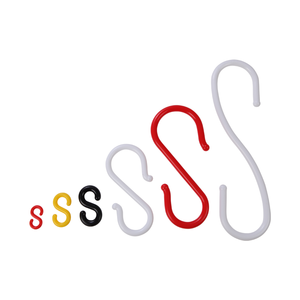 ตะขอแขวนพลาสติกกันลื่นขนาด9มม. ขนาดใหญ่แบบเกลียวรูปตัว S ขนาด24ซม. - Product Image 3