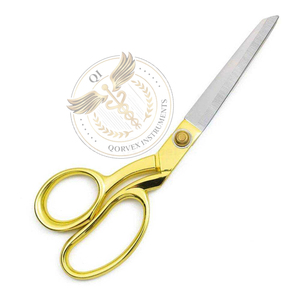Ciseaux de broderie professionnels pour barbier, pour droitiers, lame en acier inoxydable, pointe arrondie, manche moyen, légers - Product Image 5