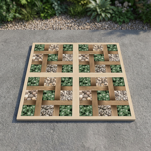 Usine de Foshan sur mesure 400x400mm carreaux de céramique d'extérieur 40x40cm carreaux de stationnement numériques pour voiture moderne salle de bain complète - Product Image 3