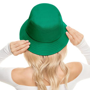 Chapeau Bob en Coton Doux OEM ODM avec Logo Personnalisé, Chapeau de Soleil Tendance, Casquette Décontractée pour l'Extérieur et le Streetwear - Product Image 3