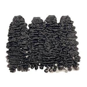 Birmanie bouclée Double dessiné 100% Extensions de cheveux humains vietnamiens tissage cheveux cuticule aligné prix de gros pour les femmes noires - Product Image 4