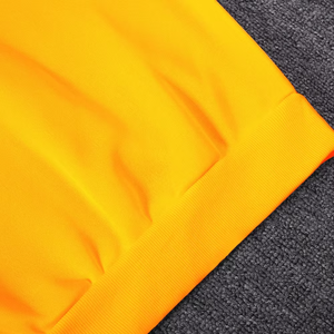 เสื้อฮู้ดโอเวอร์ไซส์แบบยูนิเซ็กซ์ สีเหลืองล้วน ผ้าฟลีซ สไตล์ลำลอง มีกระเป๋า ดีไซน์สำหรับฤดูใบไม้ร่วง ทรงปกติ - Product Image 6