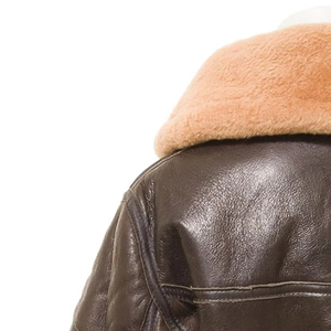 Custom Logo Design Ladies Biker Genuine Sheepskin Leather <b>Jacket</b> Waterproof <b>Filled</b> Breathable All Seasons Cotton Lined Plain - Product Image 4
