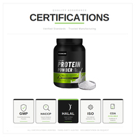 Poudre de Protéine de Lactosérum Marque Blanche, Complément Alimentaire, Bénéfices Antioxydants, Énergisant, Saveur Melon Hami pour Adultes 500g