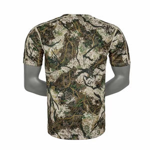 Camiseta Deportiva Transpirable de Manga Corta para Hombre, Diseño de Bosque, Estampado de Bosque - Product Image 2