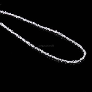 Perles de diamant Herkimer de qualité AAAA, perles de quartz diamant Herkimer naturelles, perles de diamant brut non taillées pour la fabrication de bijoux, 3-4 mm, en vrac - Product Image 6