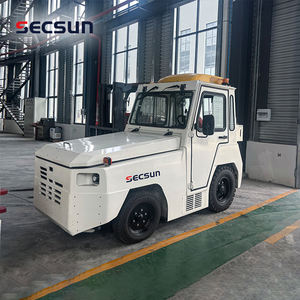 รถแทรกเตอร์ขนส่งสัมภาระดีไซน์ใหม่ รถแทรกเตอร์สัมภาระแบตเตอรี่ตะกั่วกรด 2 ตันสําหรับสนามบิน - Product Image 4