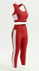 Ensemble de yoga 2 pièces pour femmes, vêtements de sport, haut et leggings, tenue d'entraînement extensible et respirante, vêtements de sport - Product Image 6