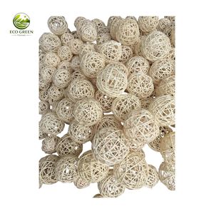 Boule de rotin tressée abordable, sphère en bambou naturel, décoration rustique pour la maison, prix de gros - Product Image 6