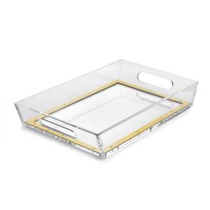 Bandeja de Servicio Decorativa de Acrílico Premium con Diseño Personalizable para Exhibición en Tiendas y Empaque de Regalos Corporativos - Product Image 1