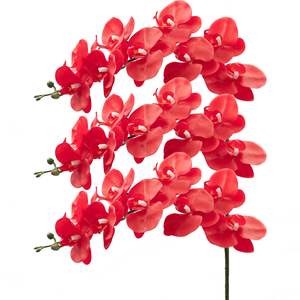 THAF-013 Tiges florales de Phalaenopsis, raffinées brindilles d'orchidées en latex pour la décoration esthétique des pièces et les arrangements floraux de célébration - Product Image 2