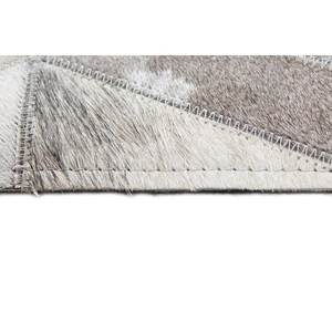 Alfombra Artesanal de Diseño Persa con Rayas de Cuero Vacuno y Algodón, Antideslizante y Apta para Mascotas - Product Image 2