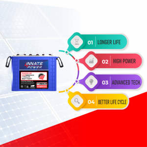 Inversores Industriales TT2800, Batería Tubular de 12V 280AhC10 para Instalación de Paneles Solares, Batería Tubular de Larga Duración, India. - Product Image 3