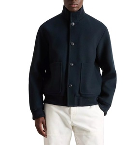 Veste universitaire d'hiver pour homme, style vintage, en laine, imperméable et respirante, avec manches en toile de laine épaisse, fabrication OEM sur mesure - Product Image 1