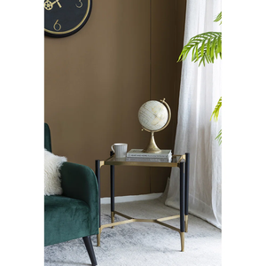Globo Terráqueo Giratorio de Aluminio Chapado en Oro de Lujo, Decoración Moderna para el Hogar y la Oficina, Regalo a Bajo Precio - Product Image 4