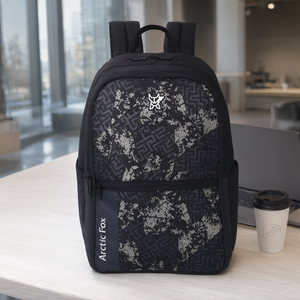 Sac à dos pour ordinateur portable antivol et étanche Arctic Fox Sigma 30L avec port USB, noir - Product Image 2