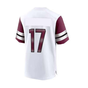 Men's Orange American Football Jersey Athletic Team Uniform Breathable Sports <b>Game</b> Shirt - Product Image 4