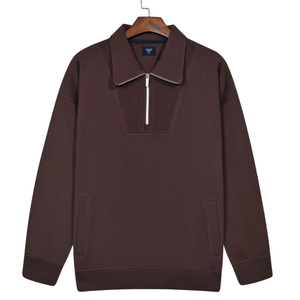 Suéter Unisex de Forro Polar con Cierre de Cremallera, Manga Larga, Cuello Alto, Casual, Suave, Ligero, Transpirable, Impermeable, Puños Acanalados, para Invierno - Product Image 2