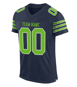 Maillot de football américain athlétique à manches longues, coupe régulière, numéro universitaire, imprimé sur mesure, écologique, séchage rapide - Product Image 4
