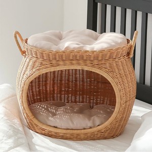 Rattan <b>Sofa</b> Bed for Dogs and Cats Handmade Wicker Pets Bed Top Selling Pet Furniture <b>Small</b> Dog Cat House - Product Image 1