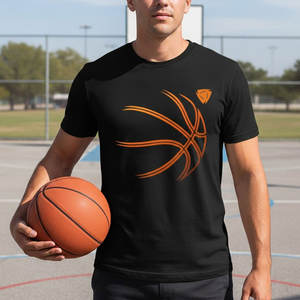 T-shirt de basketball pour homme, tissu respirant et doux, coupe athlétique, idéal pour l'entraînement, la salle de sport et les activités sportives quotidiennes. - Product Image 3