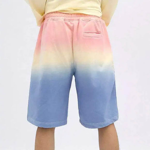 Men's 100% Cotton made Casual & Gym Wear Outdoor Use Tie Dye Shorts for men's Breathable Quick Dry Men's Tie Dye Shorts for Sale - Product Image 5