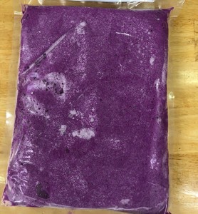 Racine d'Ube Congelée, Tubercule d'Igname Violette, Naturelle, en Cubes, Tranches, Râpée, Purée, Texture Douce, Texture Crémeuse, Couleur Riche, Goût Sucré, 500g par sac - Product Image 5