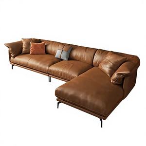 Sofá Esquinero en Forma de L de Tres Plazas, Diseño Europeo, Espuma Duradera, Extensible, con Masaje, Sin Brazos, Cabeceros, Almacenamiento, Inflable, para Apartamento - Product Image 1