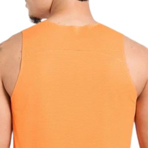 Débardeur d'été pour hommes, gilet de sport sans manches, léger et respirant, en coton, chemise de sport décontractée, vêtements d'entraînement et de course - Product Image 4