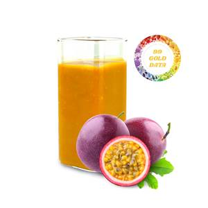 Manufacturer Cheap Brix 15 up Frozen Passion Fruit Juice Seedless Puree 1kg Aluminum Bag for Europe Dessert Market - Product Image 1