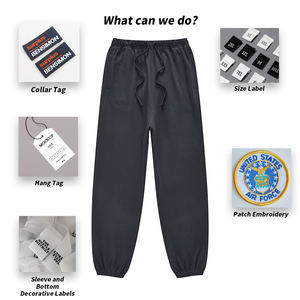 Pantalones Deportivos de Algodón Terry para Mujer con Logotipo Personalizado, Pantalones Jogger de Pierna Ancha, Pantalones Deportivos Holgados, Fabricante Mayorista OEM ODM - Product Image 6